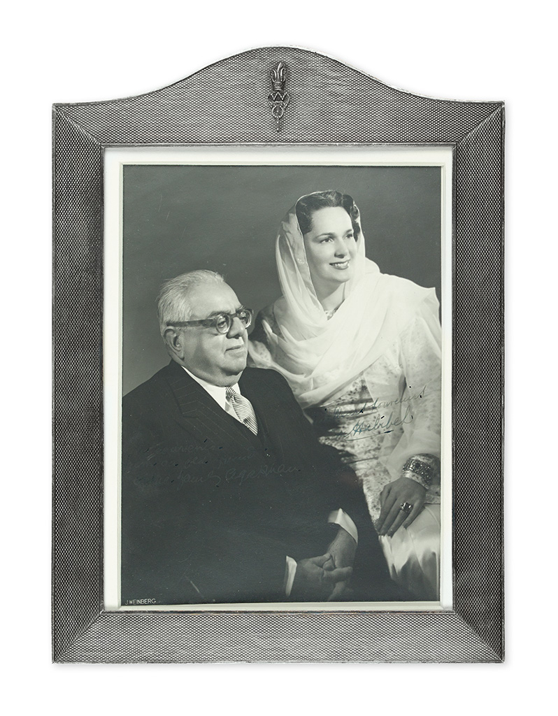 KHAN III, AGA. Photograph Signed and Inscribed, A souvenir / from an old friend / of the family AgaKhan,